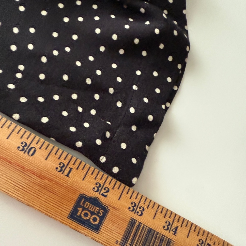 Reformation - Black Polka Dot Fabric WIde Leg Pants - 4 - Picture 10 of 12